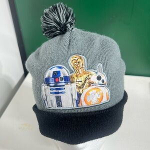 Star Wars Boys Knit Hat One Size RD D2 Characters